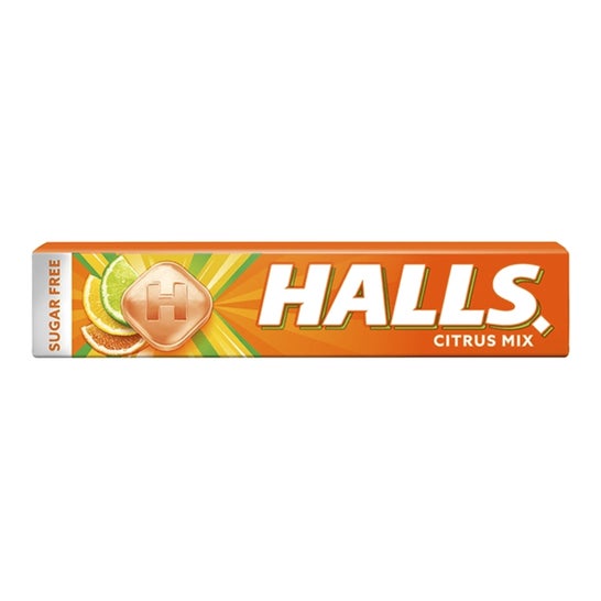 Halls Bonbons Citron Mix Sans Sucre 32g