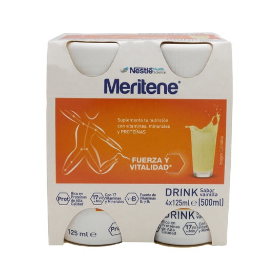 Meritene® Force et Tonus Vanille 4 x 125 ml