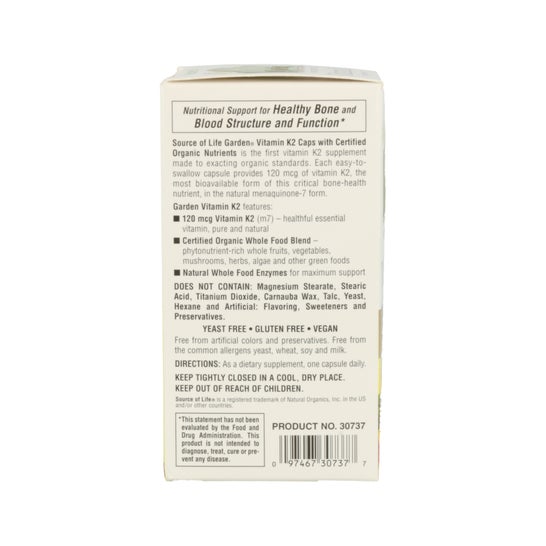 Nature's Plus Vitamin K2 60comp