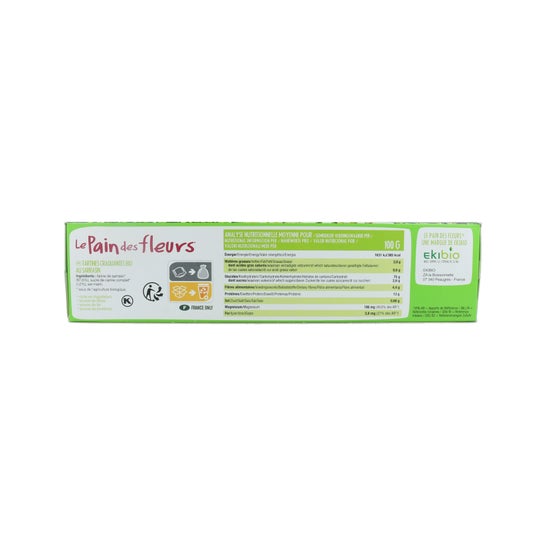 Pain Fleurs Blé Blé Sarrasin Bio 300g Le