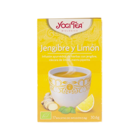 Yogi Tea jengibre y limón 17 bolsas 17 bolsas