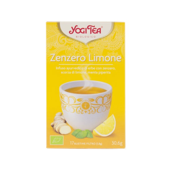 Yogi Tea jengibre y limón 17 bolsas 17 bolsas