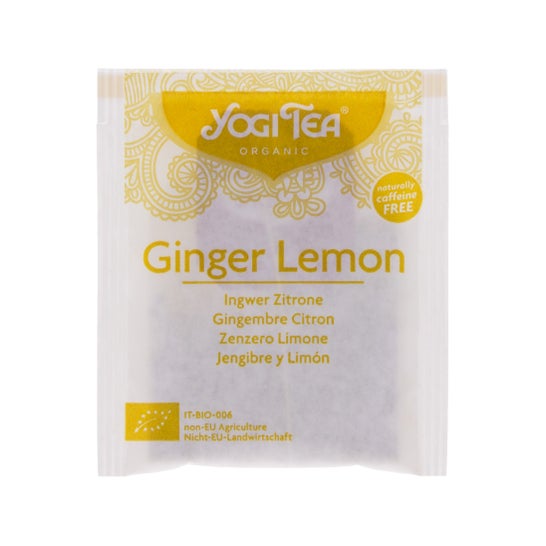 Yogi Tea jengibre y limón 17 bolsas 17 bolsas