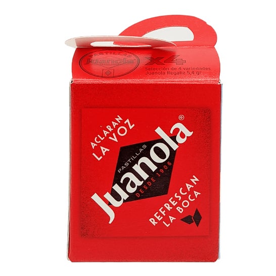 Juanola Réglisse 4 Saveurs Hiver 4x5.4g