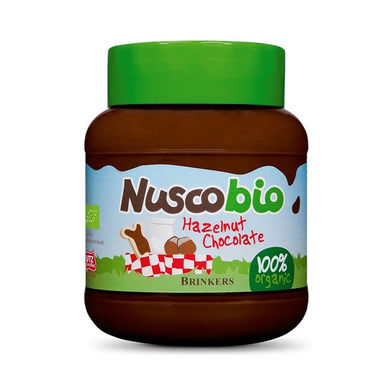 Nuscobio Crème de chocolat aux noisettes 100% biologique 400g