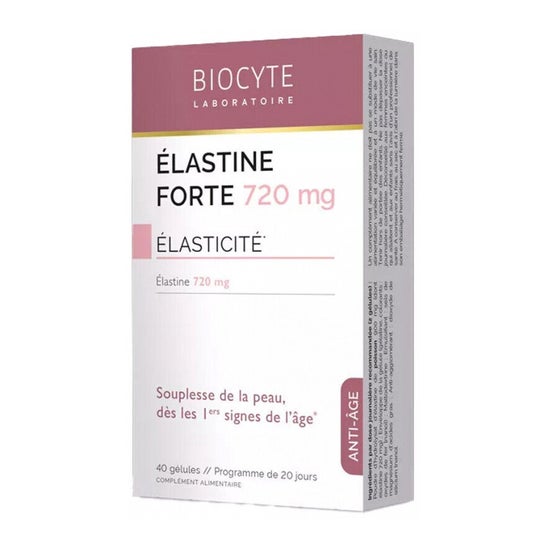 Biocyte Élastine Forte Élasticité De La Peau 40 Comprimés