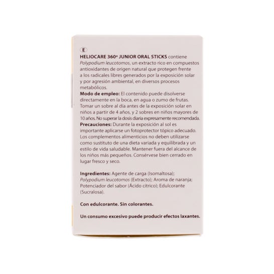 Heliocare 360 Junior Oral 20 bâtonnets