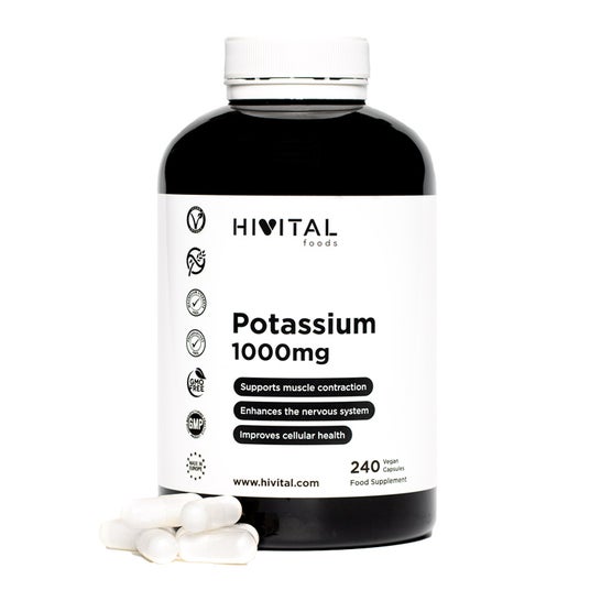 Hivital Foods Potassium Pure 1000mg 240comp