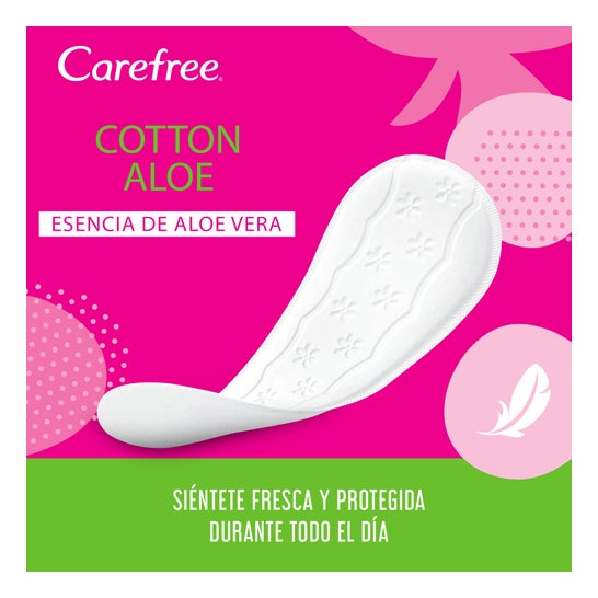 Carefree Carefree Normal Aloe Protecteur Cotton 56uts
