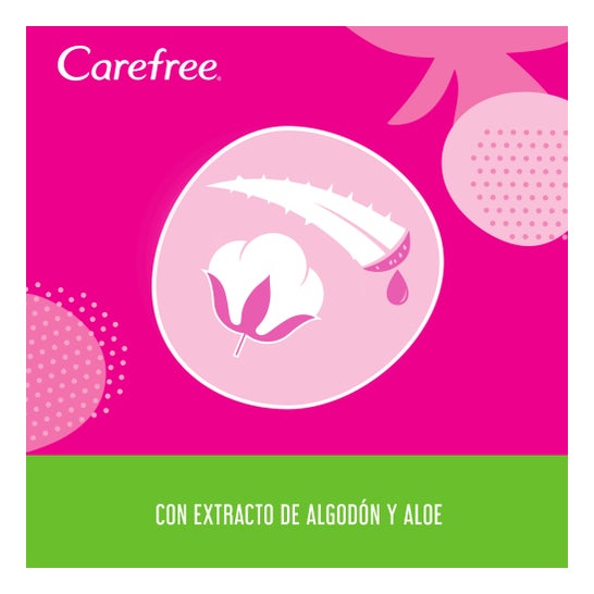 Carefree Carefree Normal Aloe Protecteur Cotton 56uts