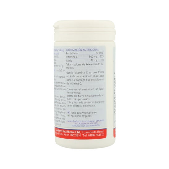 Lamberts Gentle Vitamina C 500mg 100 Comprimidos