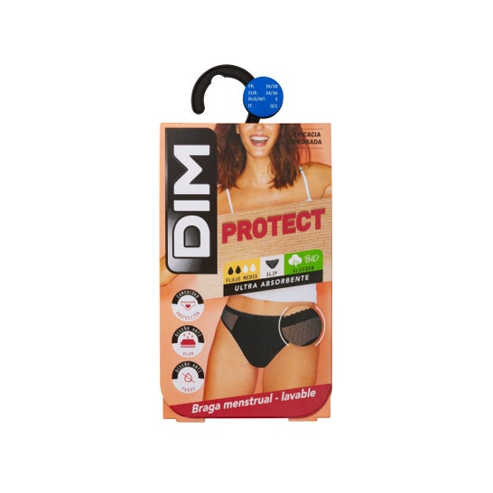 DIM Protect Culotte Menstruelle Medium Flow Noir T-S 1ud