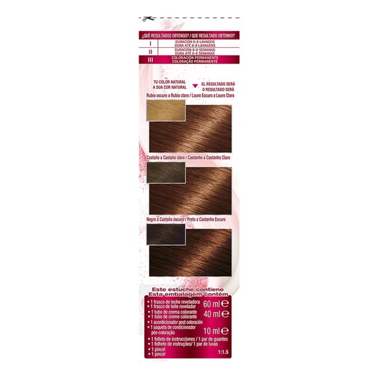 Garnier Color Sensation N°6.35 Caramel Blond 4 pièces