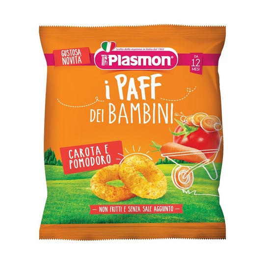 Plasmon Dry Snack Paff Carotte etTomate 15g