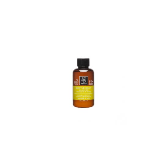 Apivita Shampooing quotidien à la camomille et au miel 75ml
