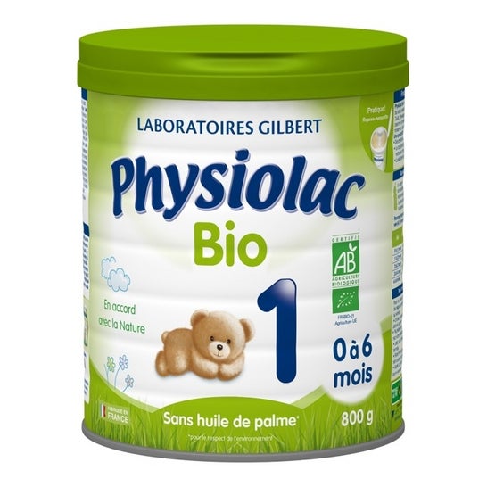 Physiolac Bio Lait Pour Nourrissons 1er Âge 800g
