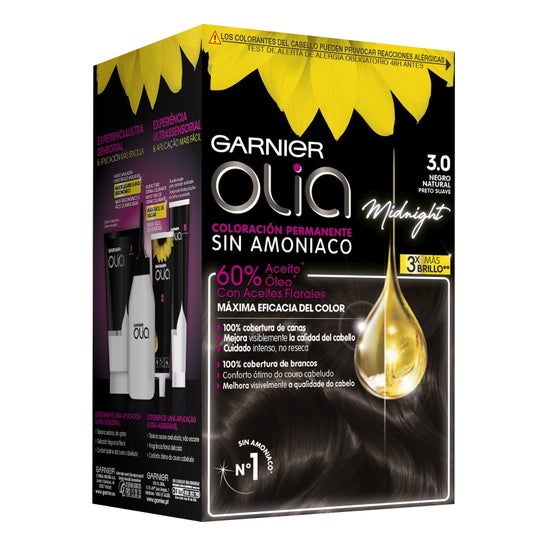 Garnier Olia Coloration permanente N°3.0 Brun foncé 4pcs