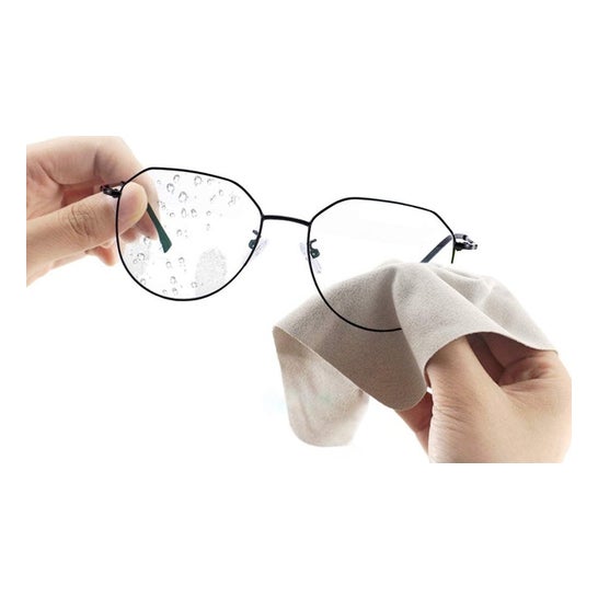 OptiPlus Lot de 30 lingettes de nettoyage anti-buée pour lunettes –  Nettoyage en douceur et en profondeur de vos verres de lunettes –  Protection