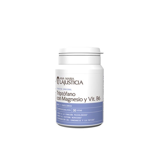 Ana Maria LaJusticia Tryptophane + Magnésium + Vitamine B6 60 Comprimés