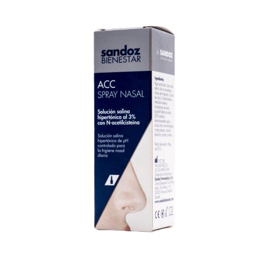 Sandoz Solution Hypertonique Spray Nasal 20ml