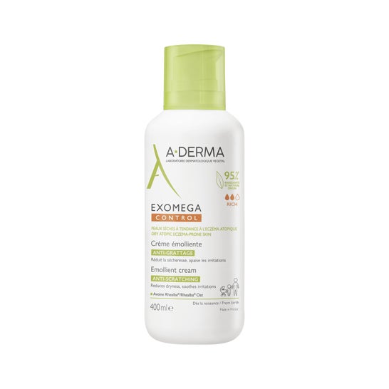 A-Derma Exomega Control Crème Émolliente Anti-Grattage 400ml