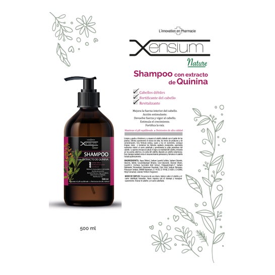 Xensium Nature Shampooing à l'extrait de quinine 500 ml