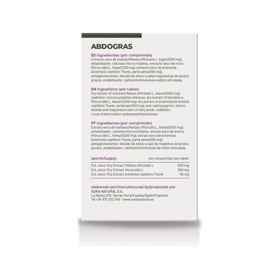 Soria Natural Abdogras 28 Comp *