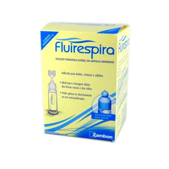 Fluirespira Solution Physiologique 30 monodoses
