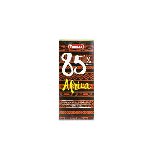 Torras Choco Noir 85% S/A S/G Afrique 100g