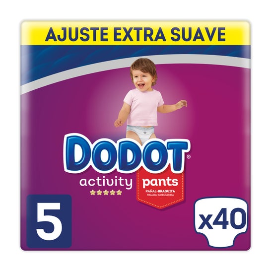 Couche d'activité Dodot Extra Soft Taille 5 40uds