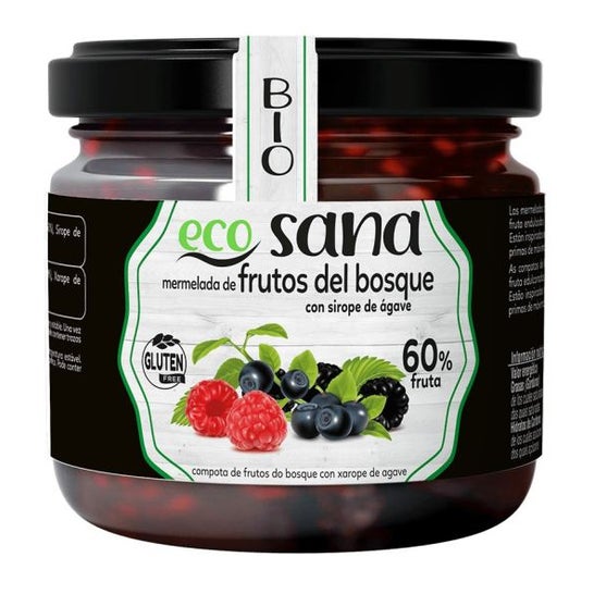 Ecosana Bio Mermelade de fruits des bois sans sucre 260g