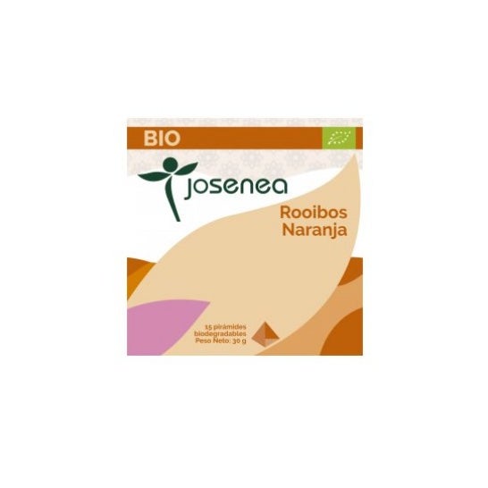 Josenea rooibos avec boîte orange bio 15 pyramides