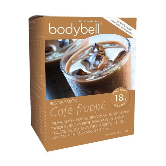 Bodybell Boisson aromatisée au café Frappe 7x18g