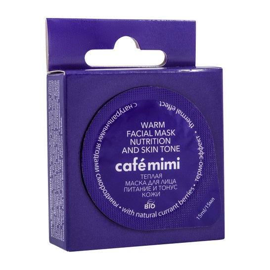 Café Mimi Masque chauffant nourrissant et tonifiant pour le visage 15ml