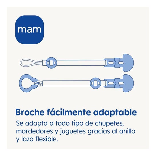 Mam Clip It! & Cover Broche Pour Sucette Et Housse de Protection Mam Clip It! & Cover Broche Pour Sucette Et Housse de Protection