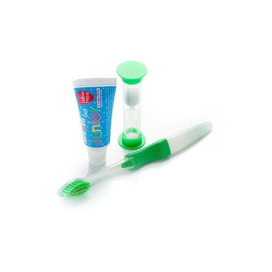 Foradent Children's Dental Kit brosse + gel de fluorure + montre