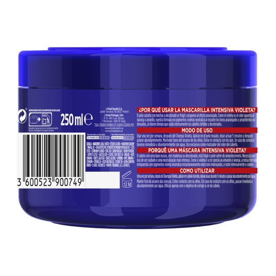 L'Oréal Elvive Color Live Violet Intensive Mask 250ml