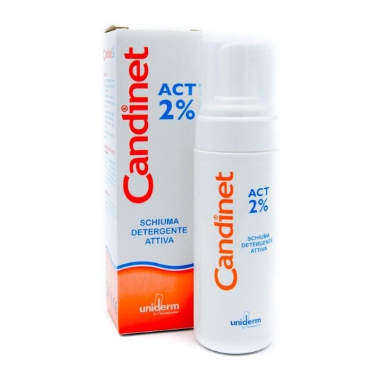 Uniderm Candinet ACT 2% Mousse Nettoyante Active 150ml