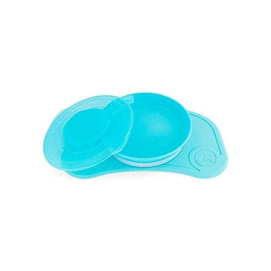 Twistshake Click-Mat Mini Bleu+Ensemble de plats