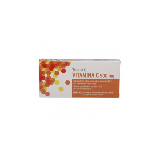 Sella Tonorex Vitamine C 500mg 20 Comprimés