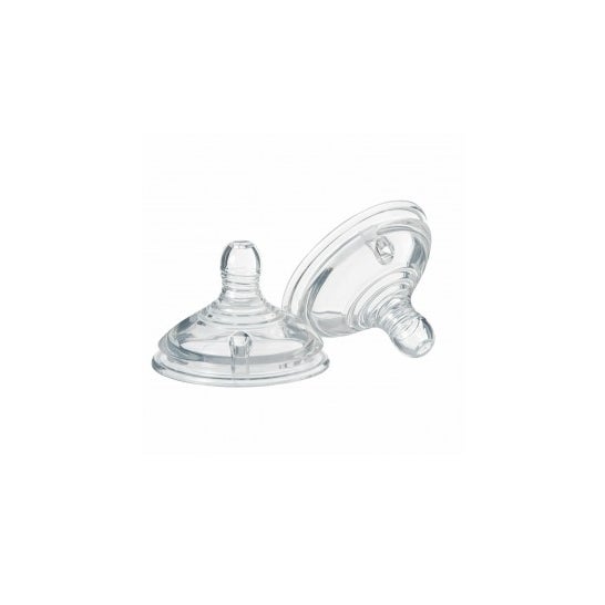 Tétine Tommee silicone à débit rapide 2uds