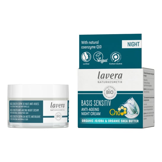 Lavera Crema Notte Antirughe Q10 Bio 50ml