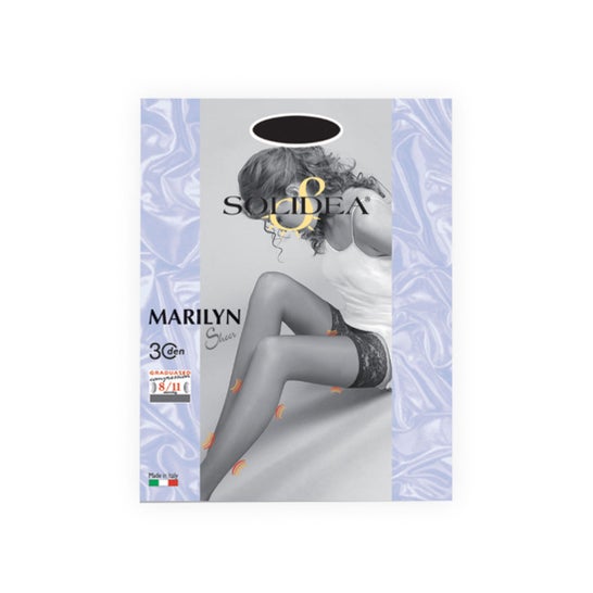 Solidea Marilyn 30den Bas Sheer Noir 3 ML 1 Paire