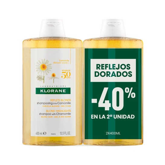 Klorane Champú Camomilla 2x400ml
