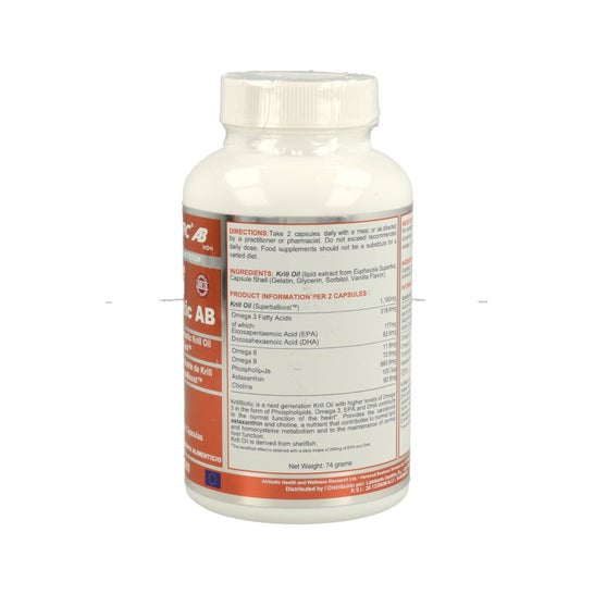 Airbiotique Krillbiotique Ab 590 mg Ecoharvesting 90 Capsules