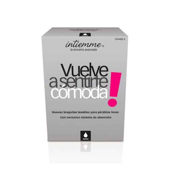 Intiemme Braga Incontinencia Lavable Blanco Talla L 50ml