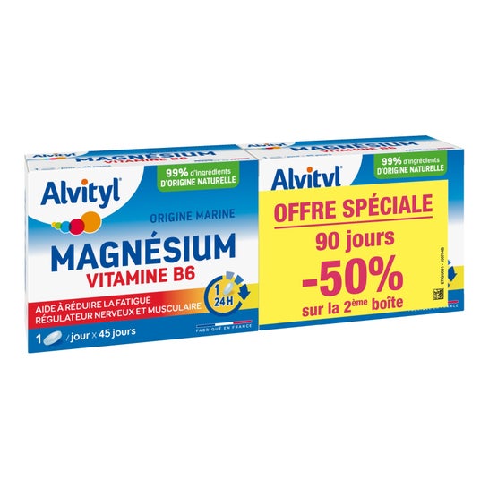 Alvityl Magnésium Vitamine B6 2X45compr