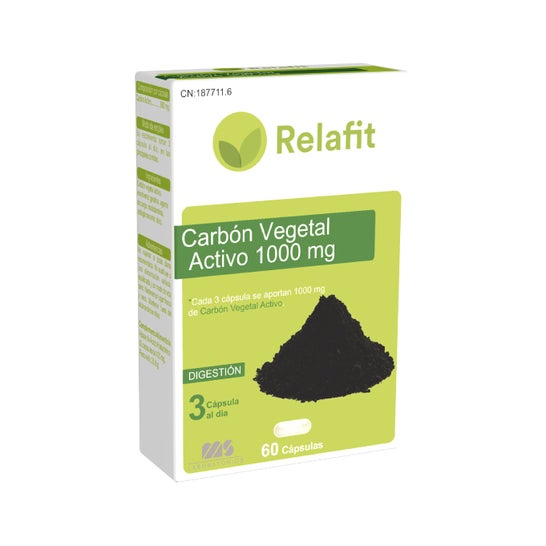 Relafit Carbón Vegetal Activo Forte 1000 Mg