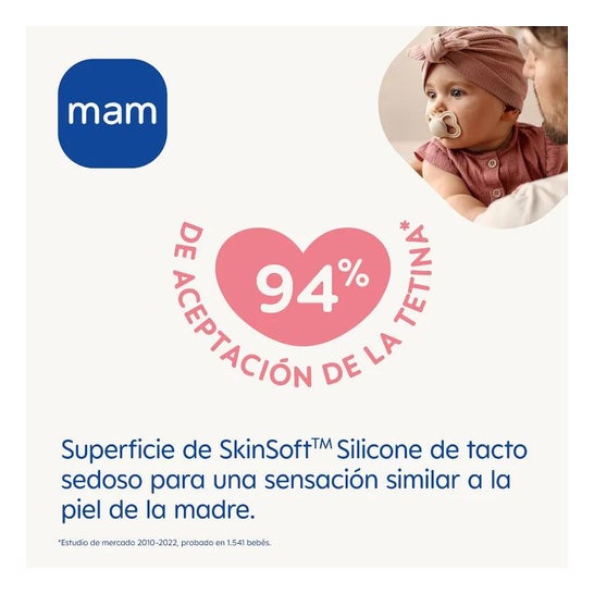 Sucette en silicone MAM Air 16+ A Double Pack Sucette en silicone MAM Air 16+ A Double Pack