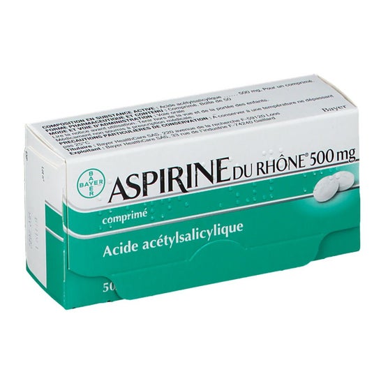 Aspirine Du Rhône 500mg 50 Comprimés